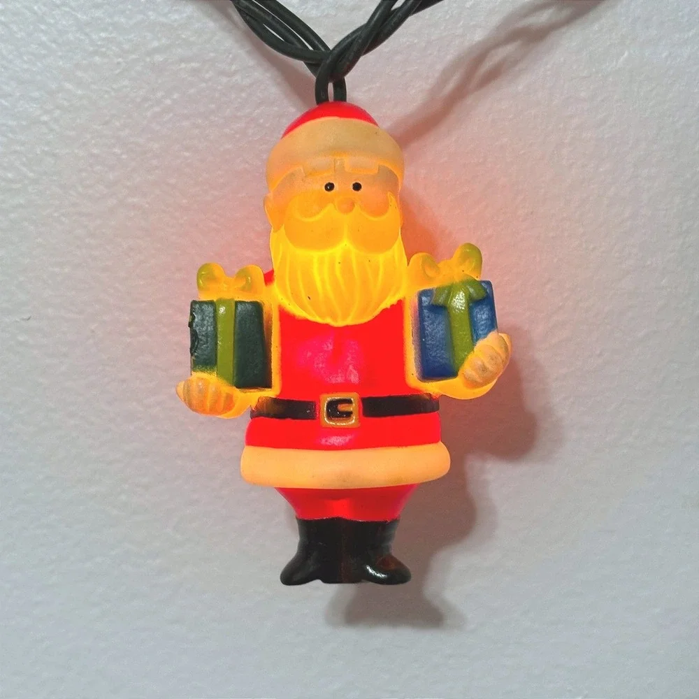 Disney Snow White Winnie the Pooh Santa Reindeer Christmas String‎ Light Lot 3pc